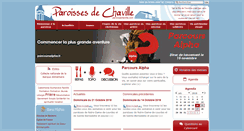 Desktop Screenshot of paroissechaville.com